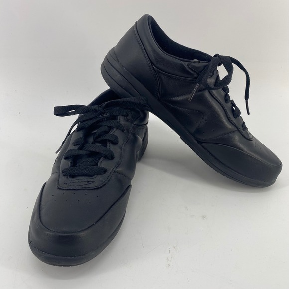 Propet Washable Walker W3840 Black Leather Lace Up Comfort Shoes Women  6.5 B M - Picture 3 of 8
